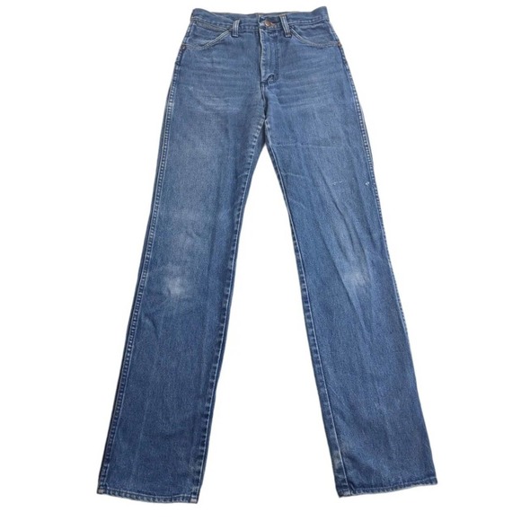 Wrangler Jeans 13MWZ 28x36 70s Workwear Denim Western Bootcut USA Faded 73 - Picture 1 of 10